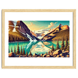 Vintage Lake Louise Banff Poster, Canada thumbnail