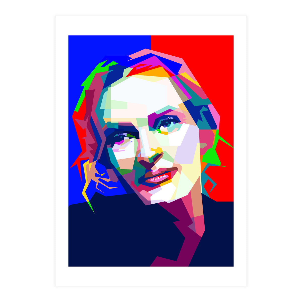Uma Thurman Kill Bill Pop Art WPAP (Print Only)