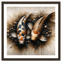 Powerful Koi Fish Pair