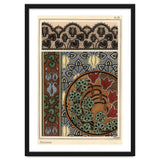 Cyclamen persicum motif in patterns for lace, wallpaper and fabric. thumbnail
