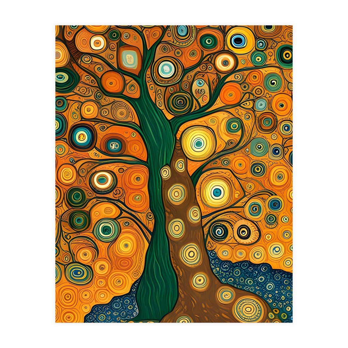 Artificial Masterworks - Klimt van Gogh (Print Only)