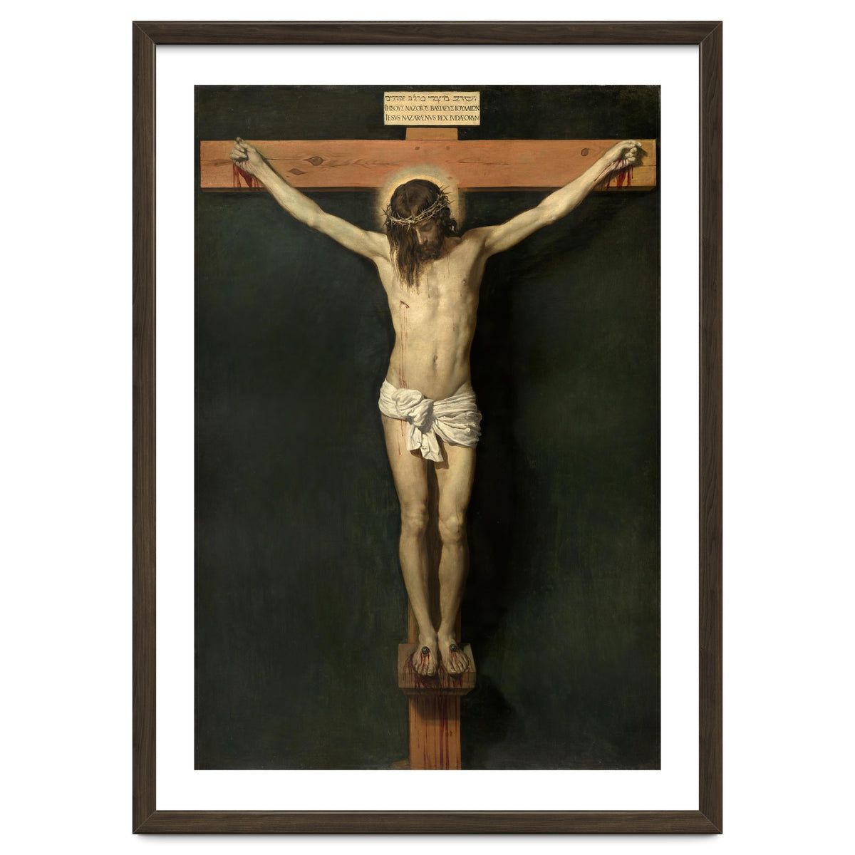 Diego Rodríguez de Silva y Velázquez / 'Christ Crucified', ca.  1632, Spanish School.