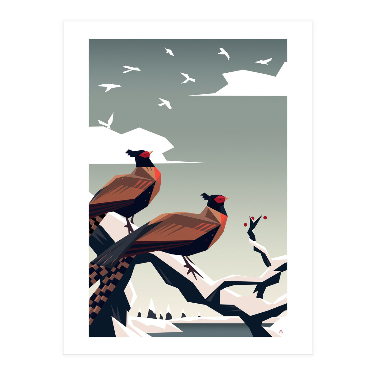Call of the pheasants (Print Only)