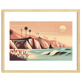 Vintage California, Coastline Poster thumbnail