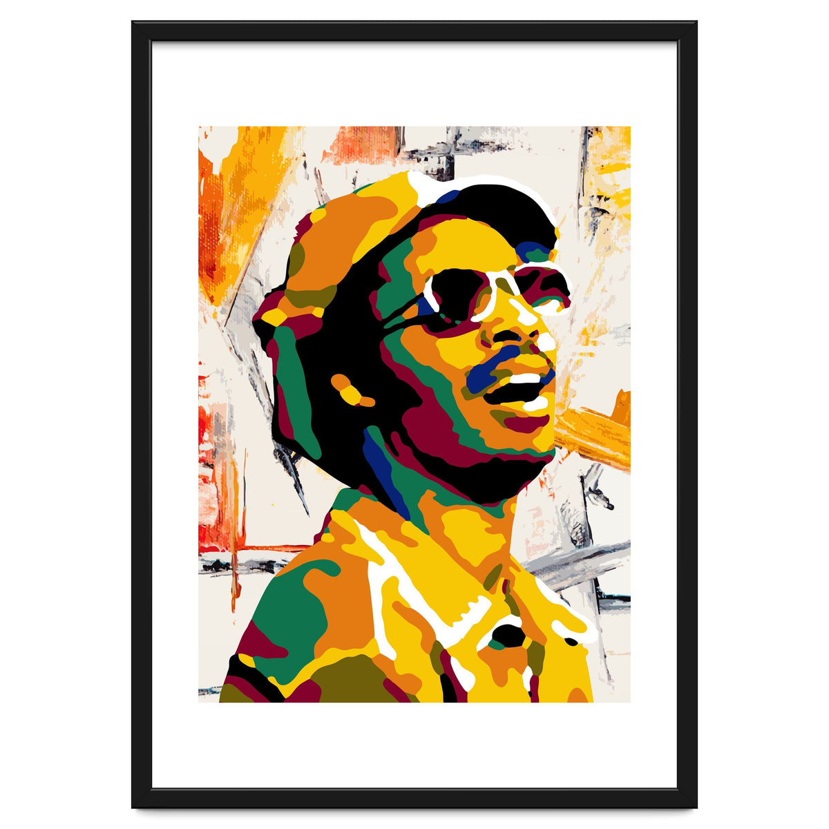 Stevie Wonder Retro Pop Art 3