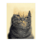 Cat double exposure (Print Only) thumbnail