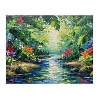 Tropical Jungle Oasis (Print Only)