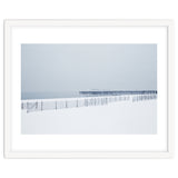 Pier in the winter seascape thumbnail