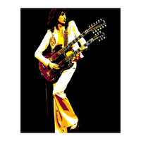 Jimmy Page American Rock Music Legend (Print Only)