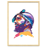 Nipsey Hussle pop art portrait