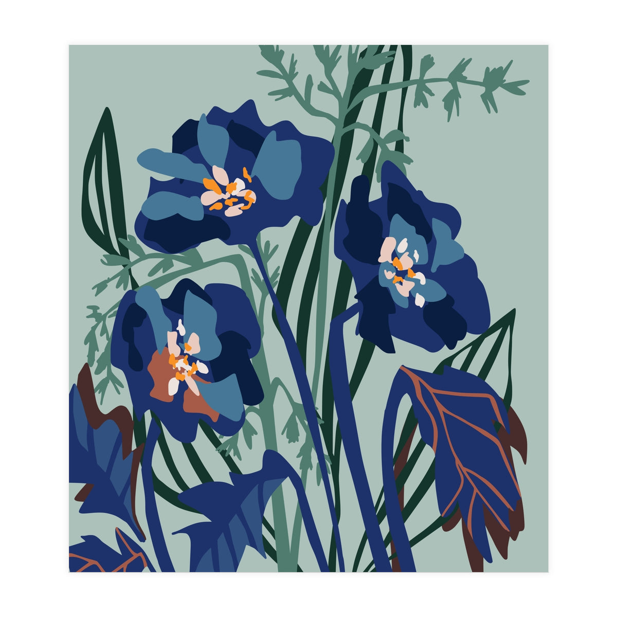 Wild Flowers Light (Print Only)