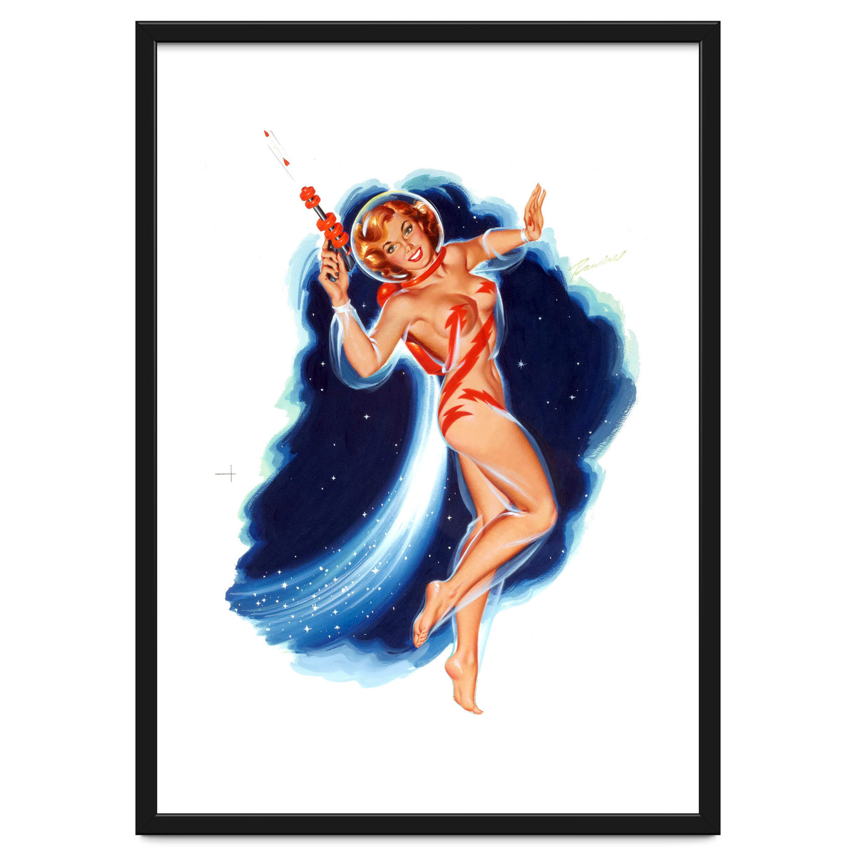 Pinup Astronaut Girl