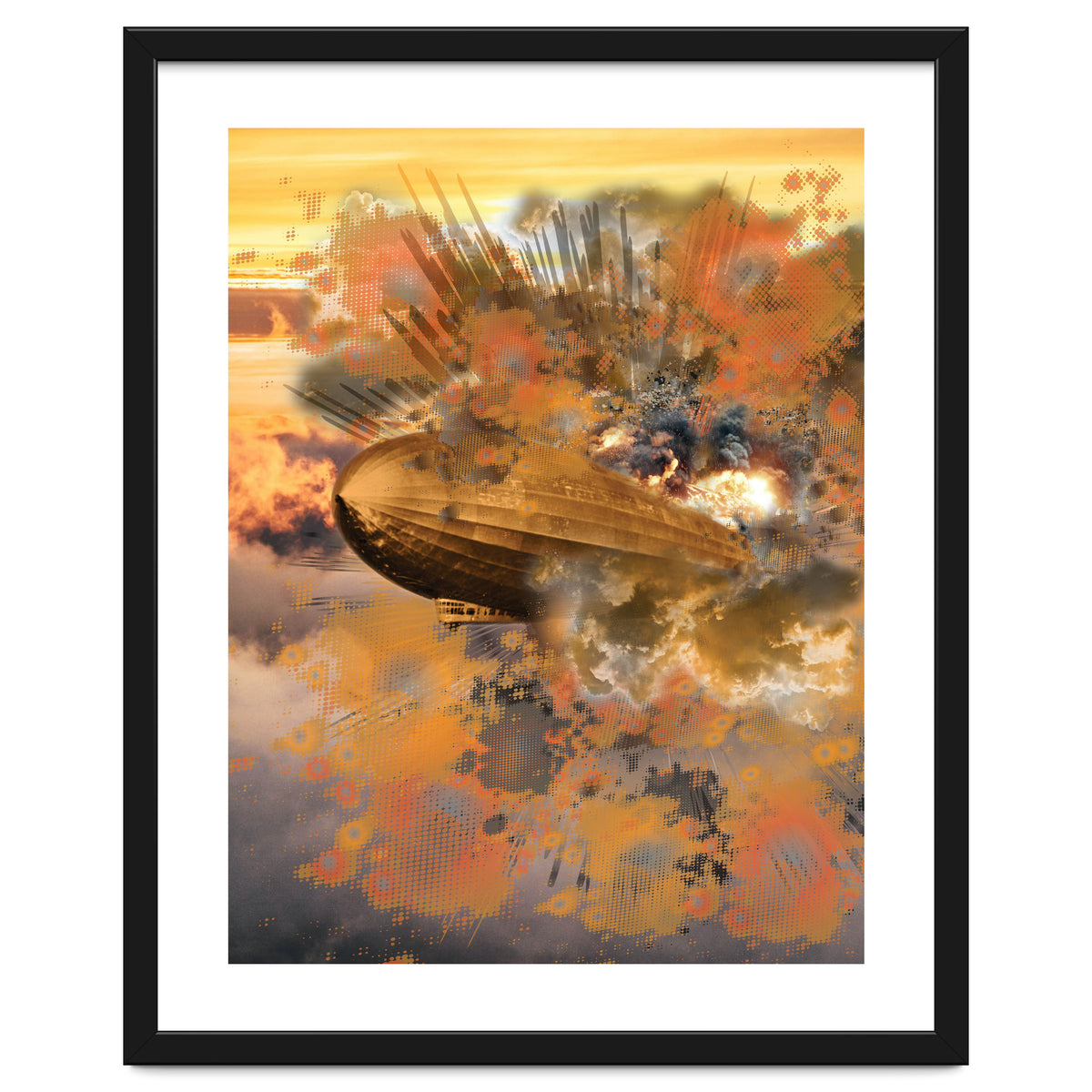 Zeppelin Balloon Explosion