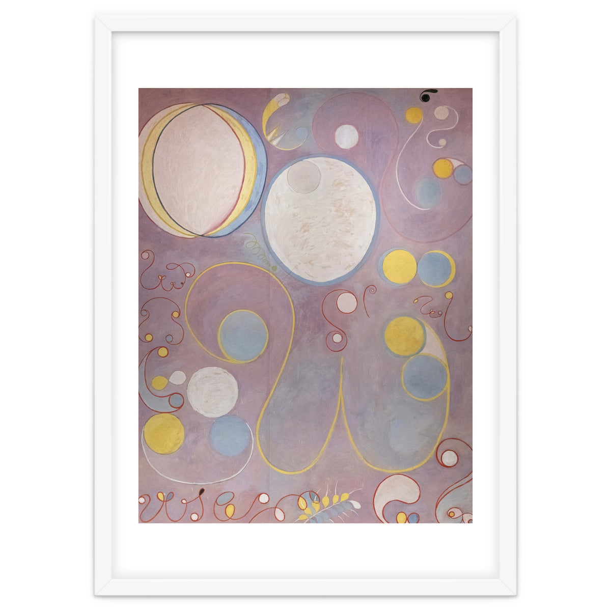 Hilma af Klint - The Ten Largest No 8 Adulthood Abstract Spiritual Geometry Art