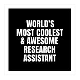 World's most coolest and awesome research assistant (Print Only) thumbnail