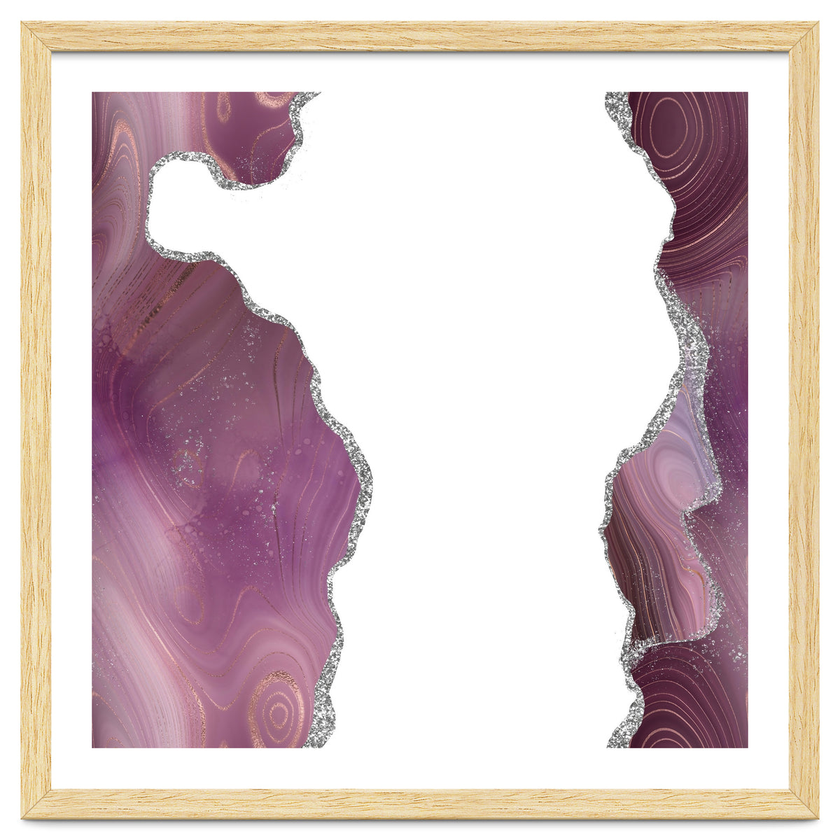 Mauve & Silver Agate Texture 06