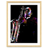 John Coltrane American Jazz Saxophonist Colorful thumbnail