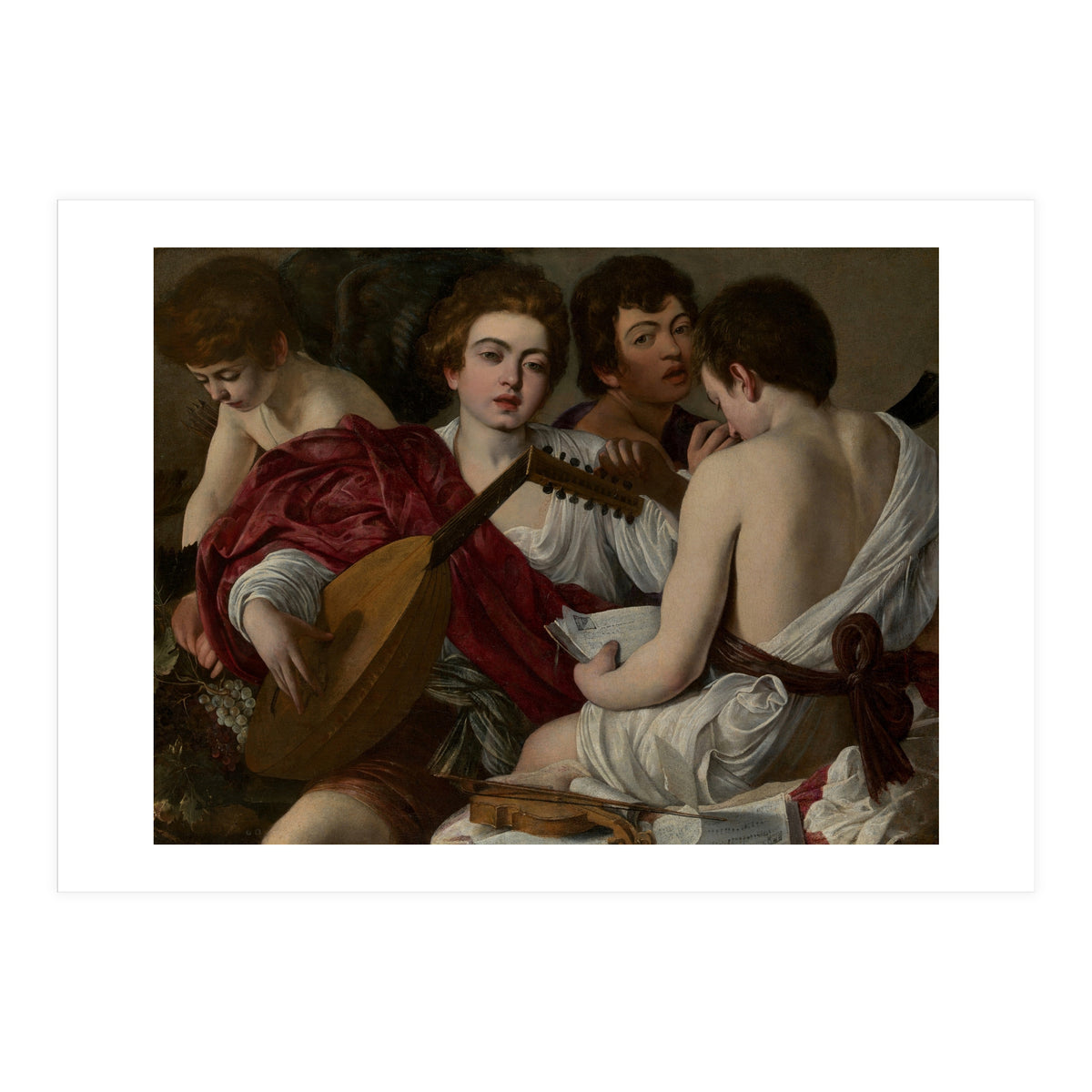 Caravaggio – The Musicians (c.1595) (Print Only)