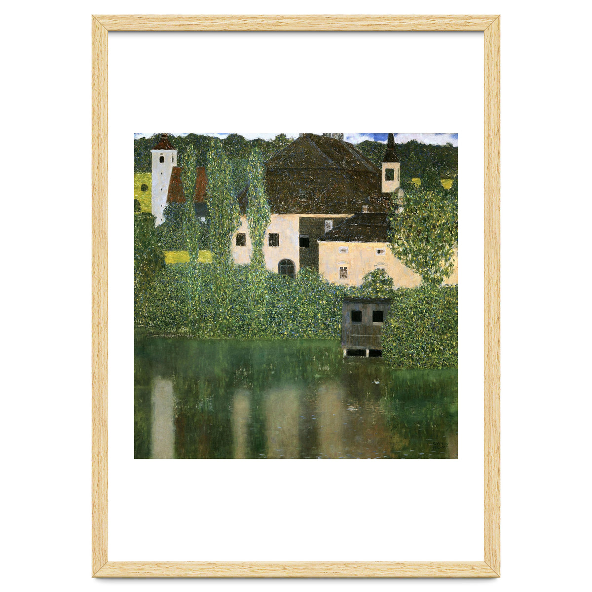 'Water Castle', 1908, Oil on canvas, 102,5 x 102 cm.