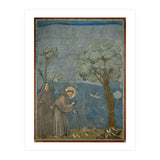 Saint Francis of Assisi preaching to the birds. Giotto. GIOTTO DE BONDONE (1266-1337). (Print Only) thumbnail