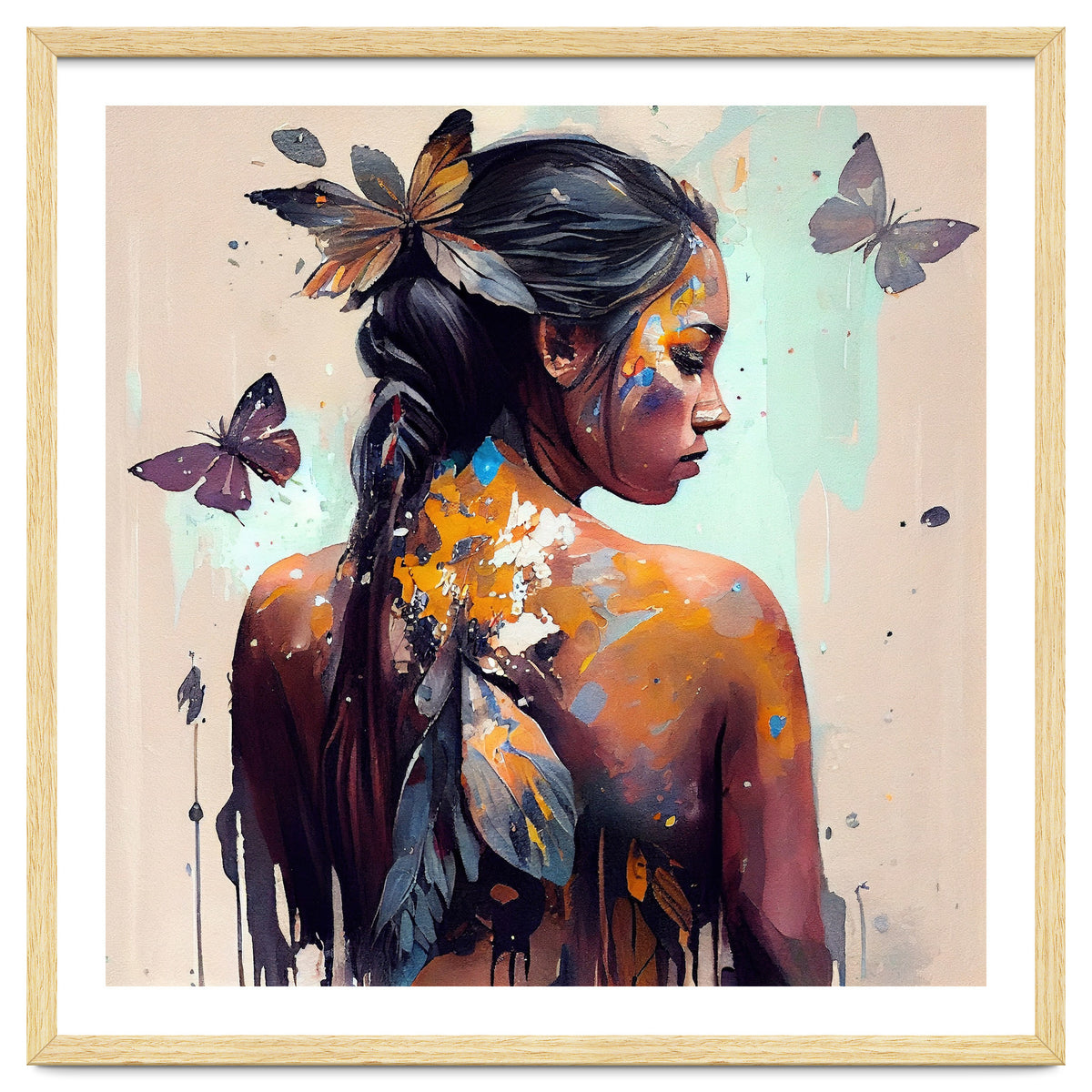 Powerful Butterfly Woman Body #2