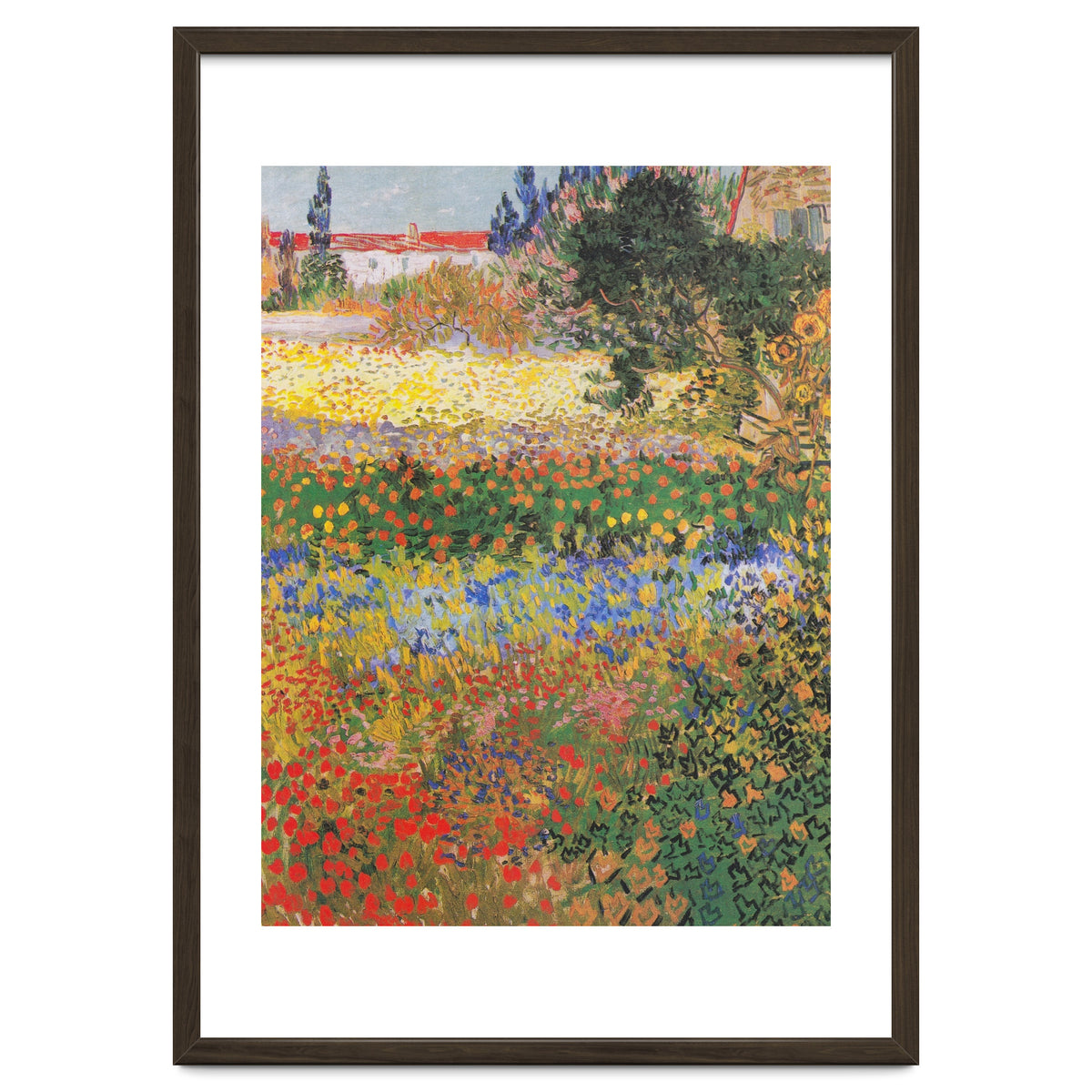 Vincent van Gogh – Flowering Garden – Classic Floral Masterpiece