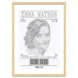 Receipt Art Emma Watson thumbnail