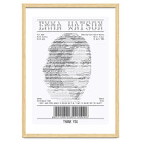 Receipt Art Emma Watson