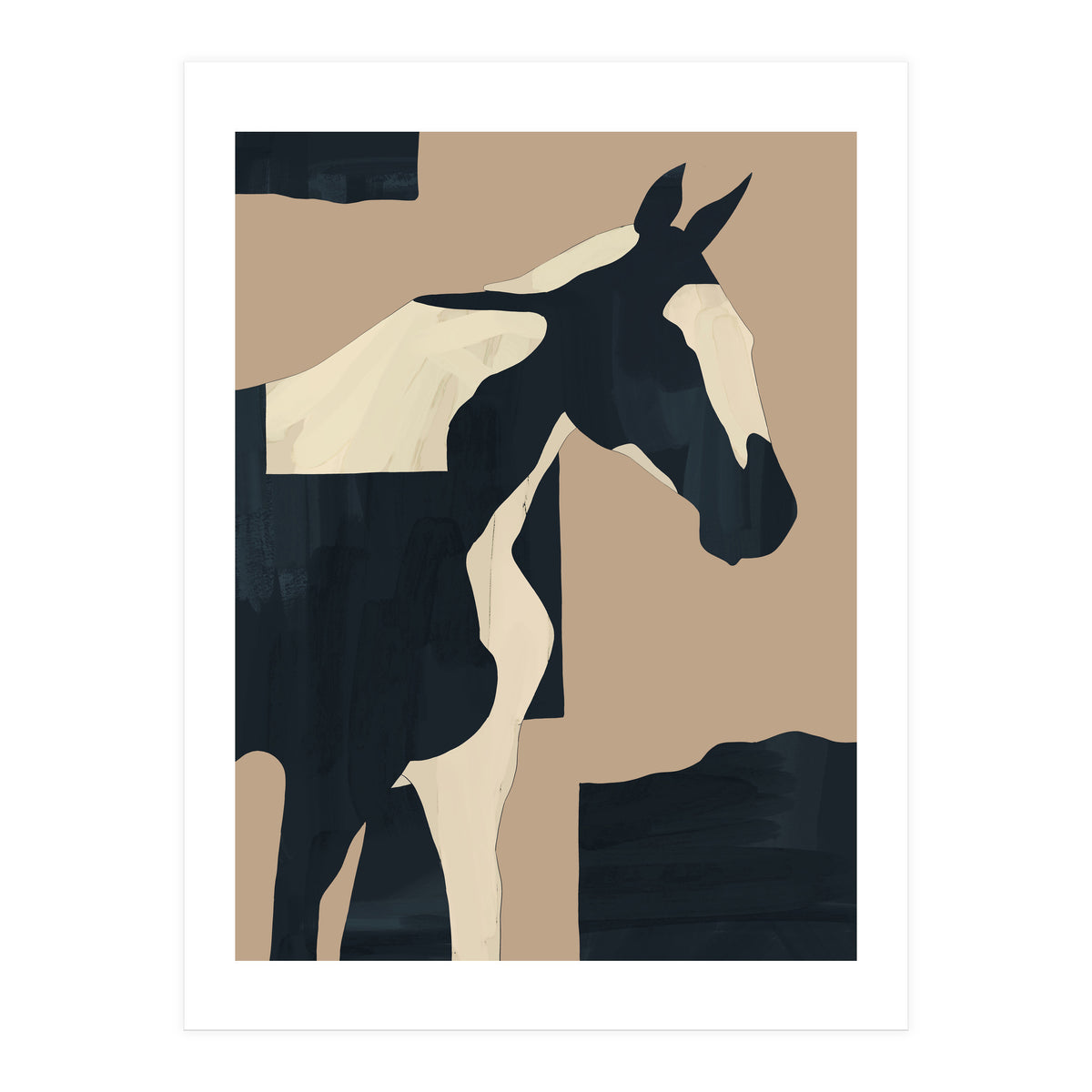 Abstract Minimal Horse 7 (Print Only)