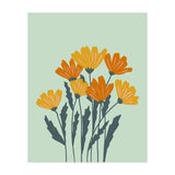 Orange and Yellow Flowers (Print Only) thumbnail