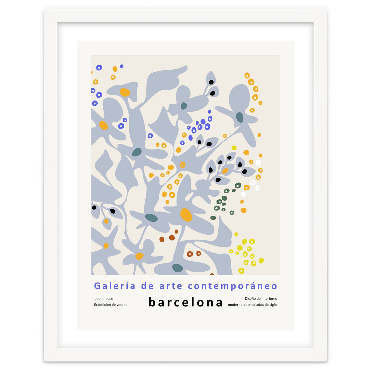 Contemporary art gallery Barcelona design and interior