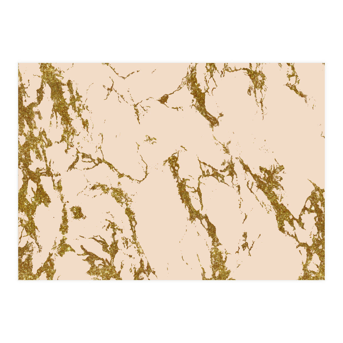 Blush & Gold Marble #society6 #decor #buyart (Print Only)