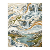 Cascading Nordic Dreams (Print Only)