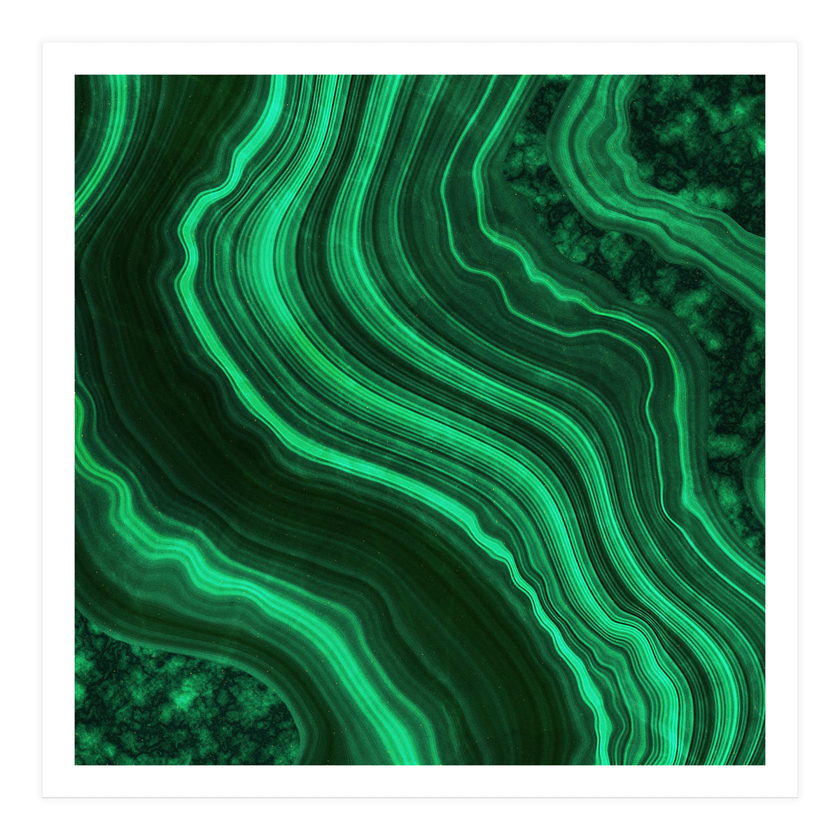 Malachite Texture 08 (Print Only)