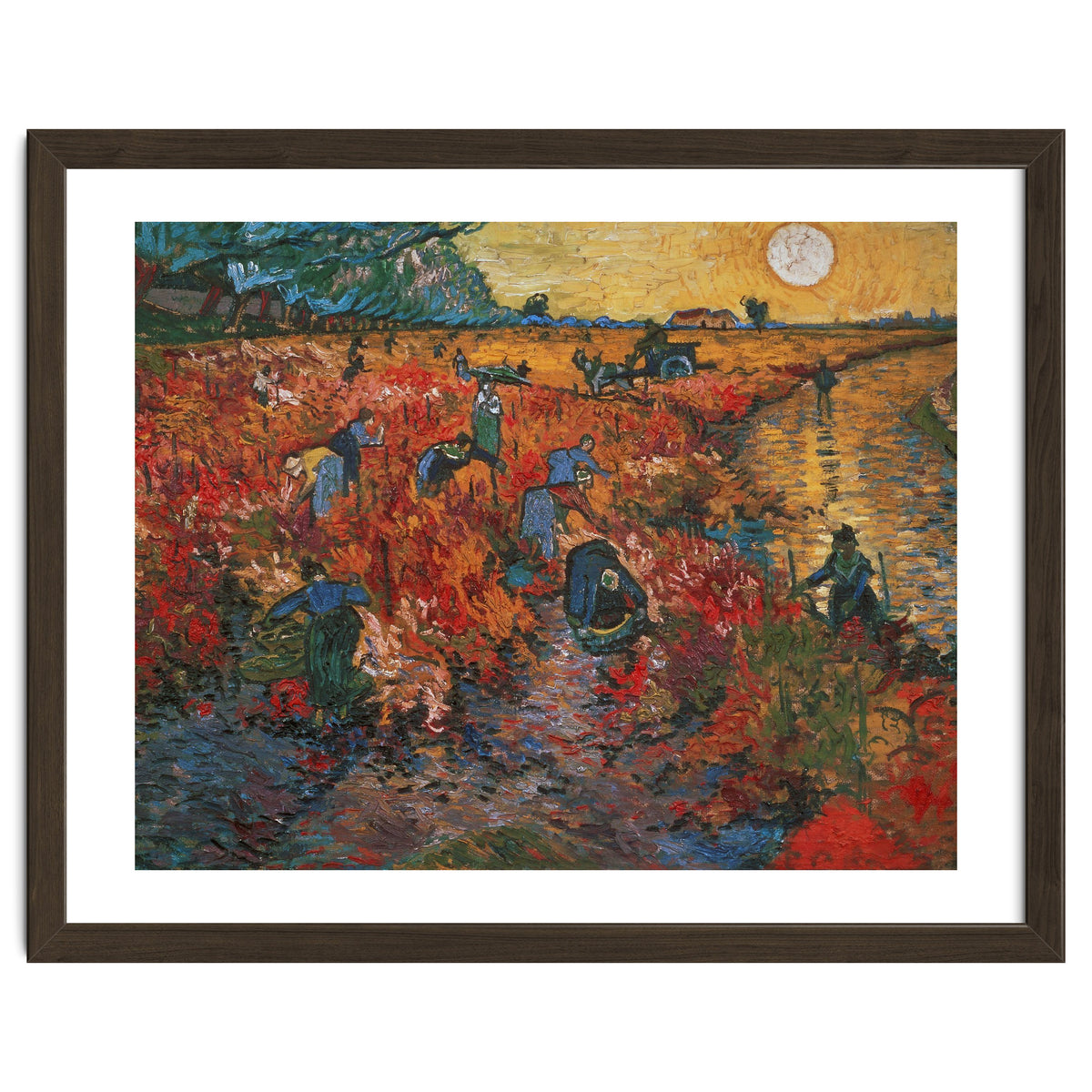 The red Vineyard at Arles,1888. Canvas,73 x 91 cm.