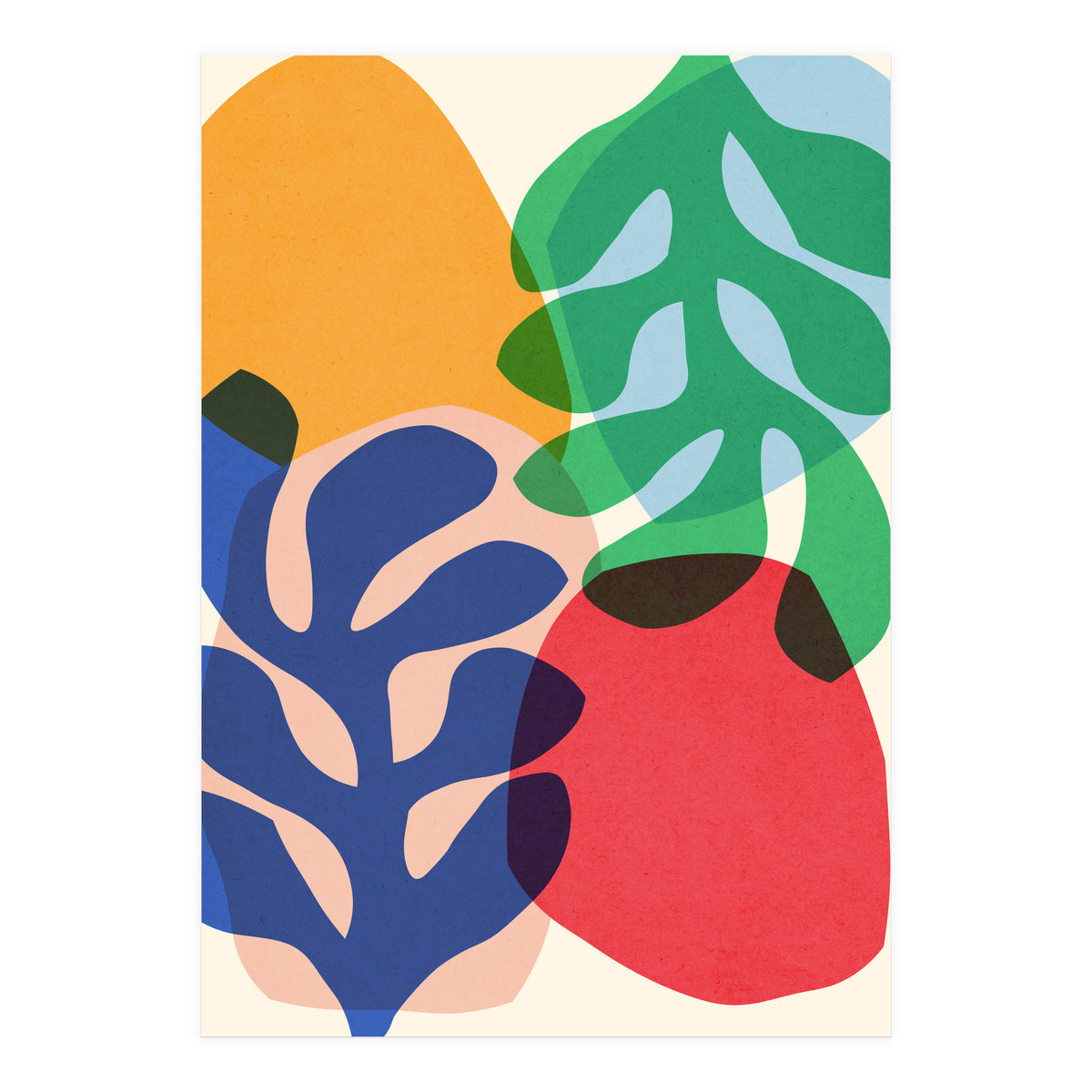 Floral matisse 7 (Print Only)