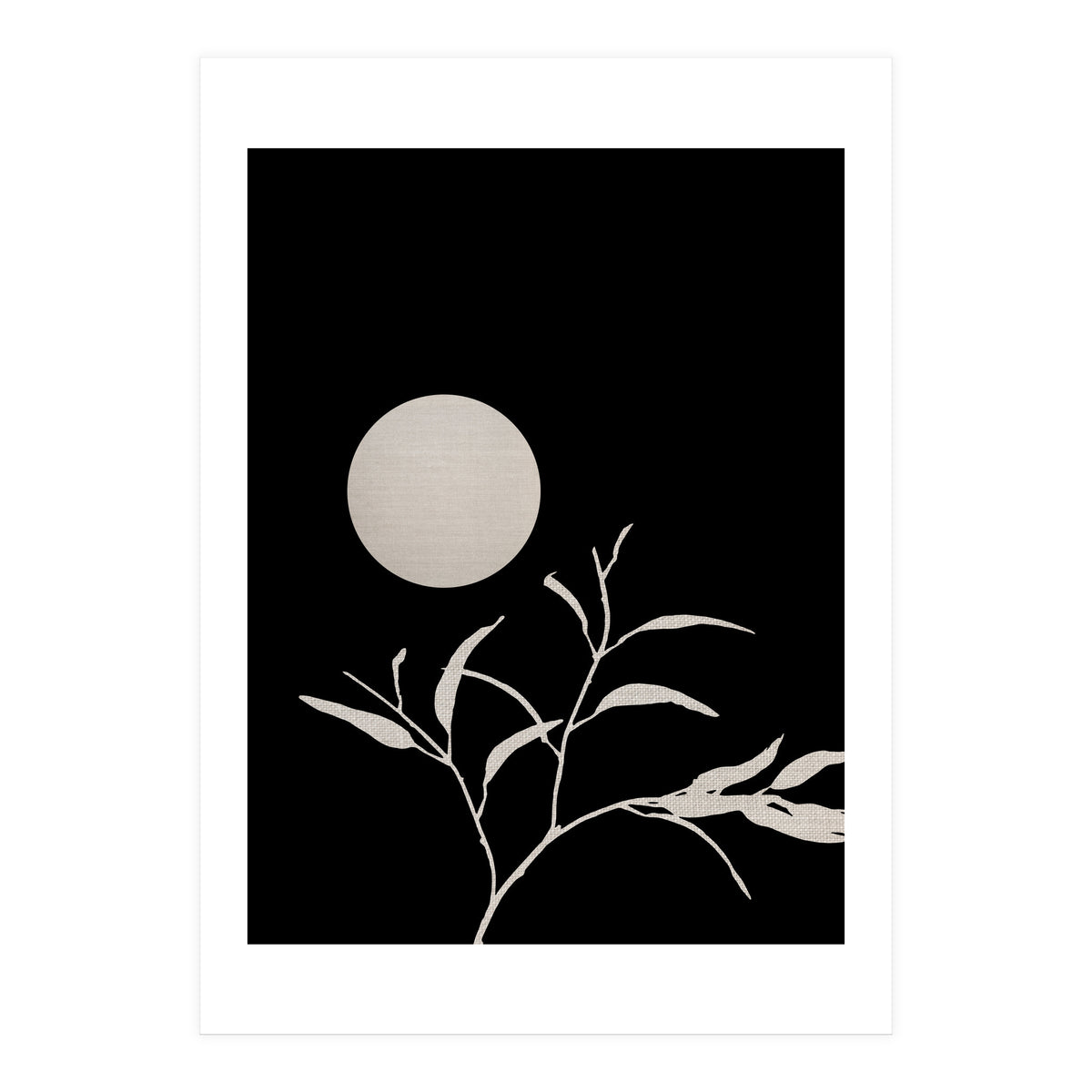 Moon & Leaf (Print Only)