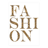 Fashion, Leopard Print Letters, Modern Chic decor (Print Only) thumbnail