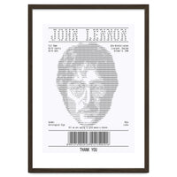 Receipt Art John Lennon Quotes