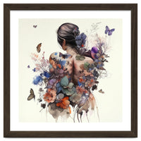 Watercolor Butterfly Bouquet