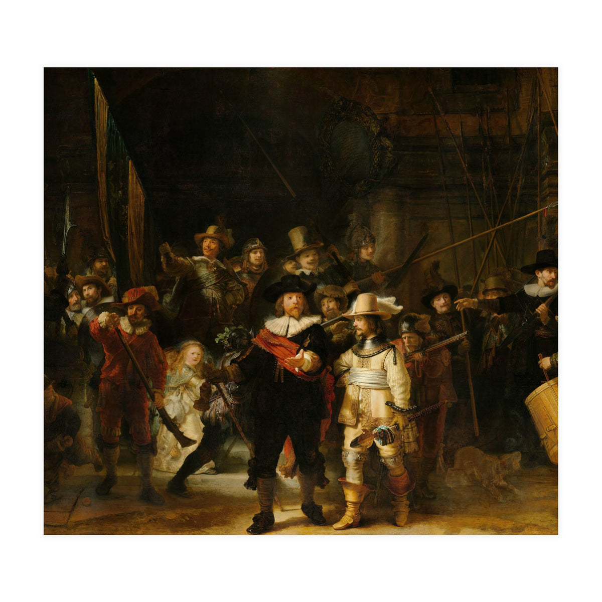 Rembrandt – The Night Watch (1642) | Iconic Baroque Masterpiece (Print Only)