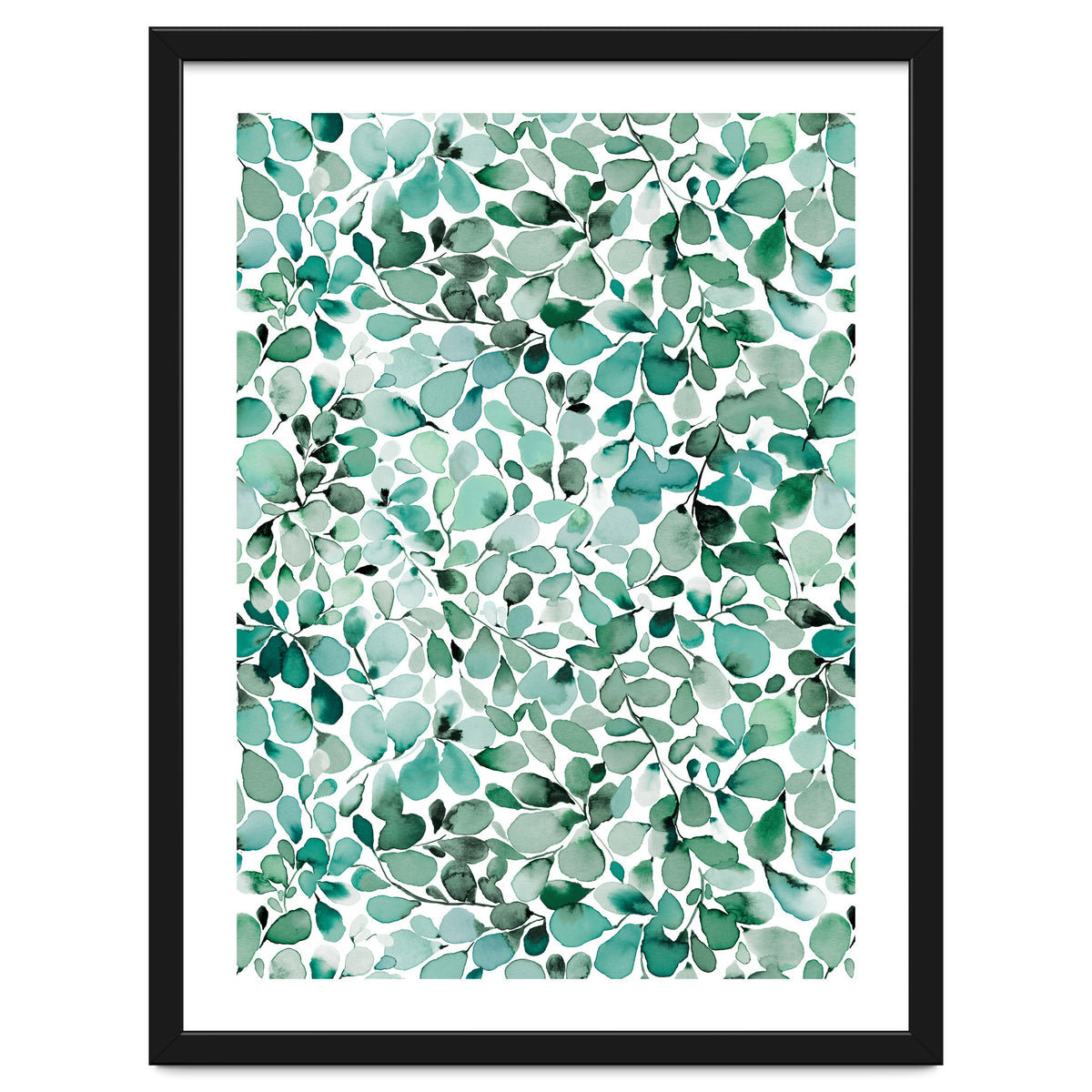 Leaffy Eucalyptus Botanical Leaves Green