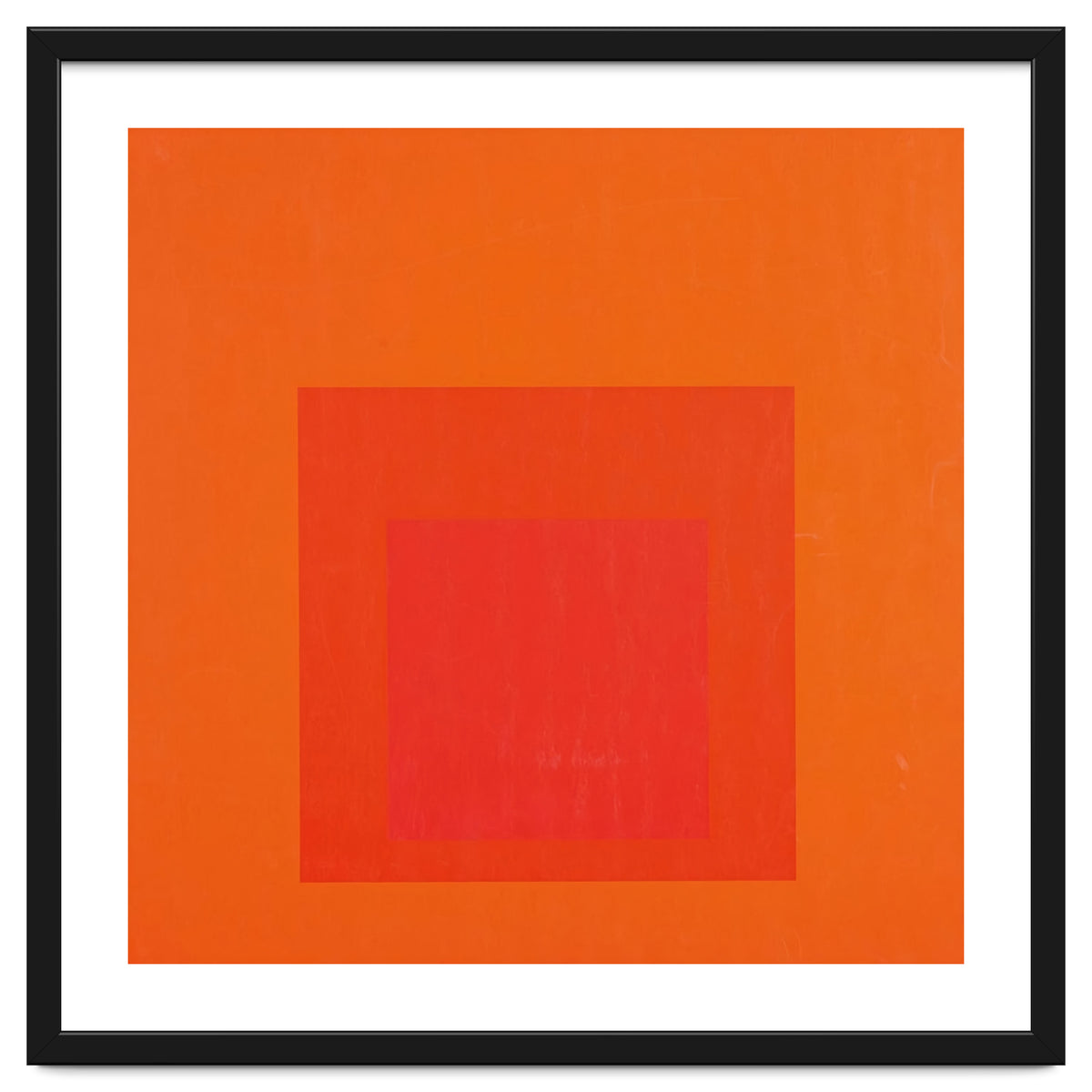 JOSEF ALBERS - HOMAGE TO THE SQUARE RED