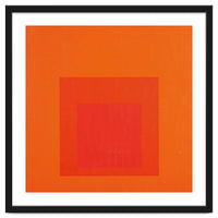 JOSEF ALBERS - HOMAGE TO THE SQUARE RED