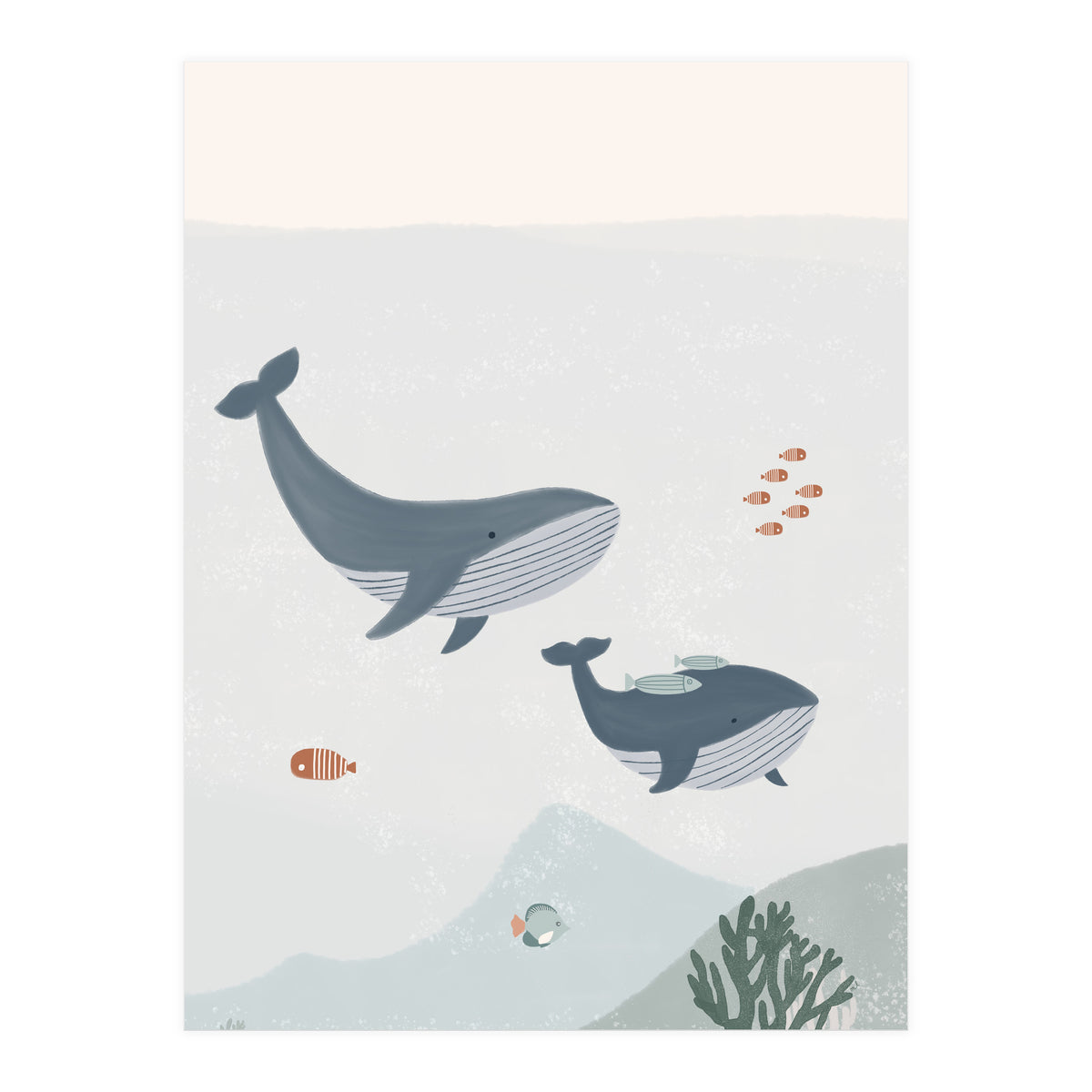 Two Whales (Print Only)