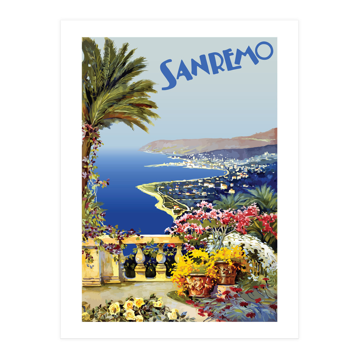 Sanremo Riviera, Italy (Print Only)