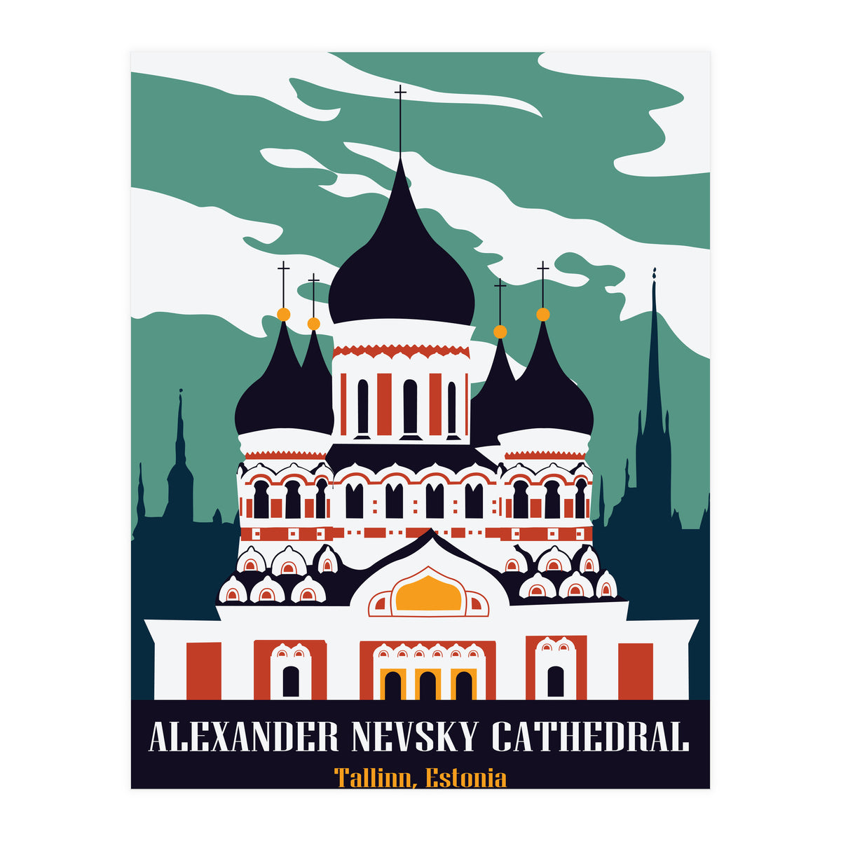 Alexander Nevsky Cathedral, Talinn, Estonia (Print Only)