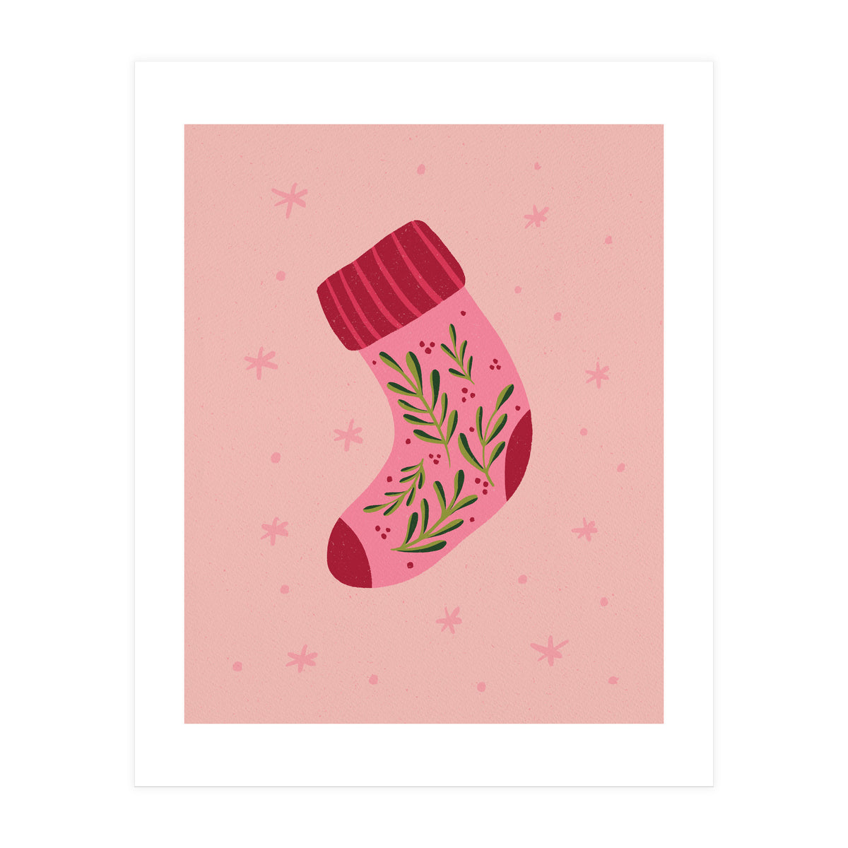 Christmas Sock (Print Only)