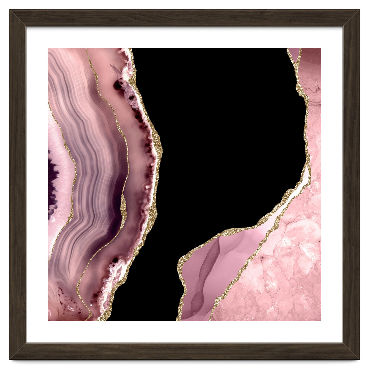 Blush & Gold Agate Texture 01