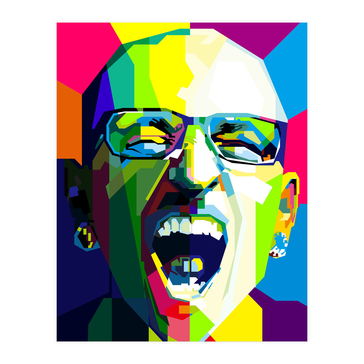 Chester Bennington Lingkin Park Pop Art Wpap (Print Only)